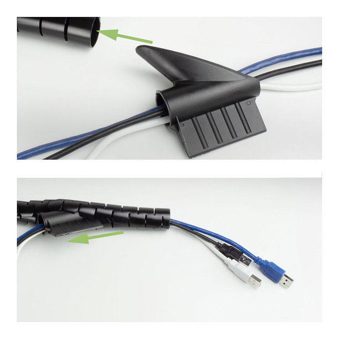 ACT Herramienta de guía para envoltura de cable en espiral 20 mm ACT Herramienta de guía para envoltura de cable en espiral 20 mm