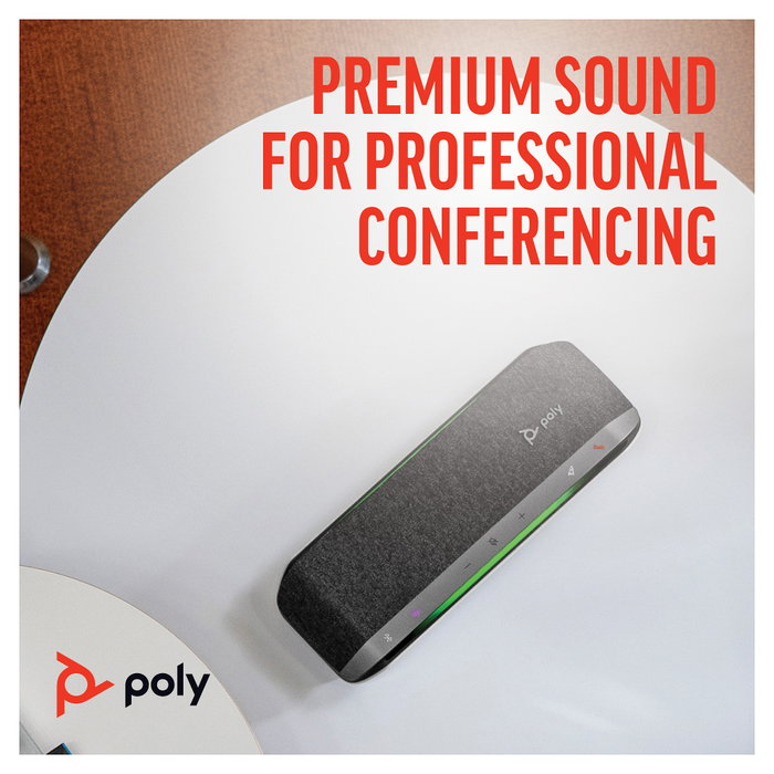 HP Poly Sync 40 Freisprecheinrichtung (Konferenzlösung), Teams zertifiziert, Bluetooth, USB-A & USB-C