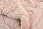 DKD Home Decor Manta de Poliéster Rosa Palo 130x170 cm para Sofá