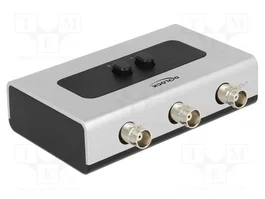 DeLOCK 87669 Conmutador BNC de 2 puertos manual bidireccional