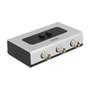 DeLOCK 87669 Switch BNC 2 puertos manual bidireccional