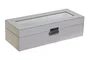 DKD Home Decor Joyero Tradicional Gris Claro 25.5 x 10 x 7 cm