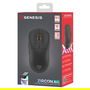 Genesis Gaming Maus ZIRCON XIII Custom Inalámbrica Negra - Ratón Gaming Inalámbrico Negro
