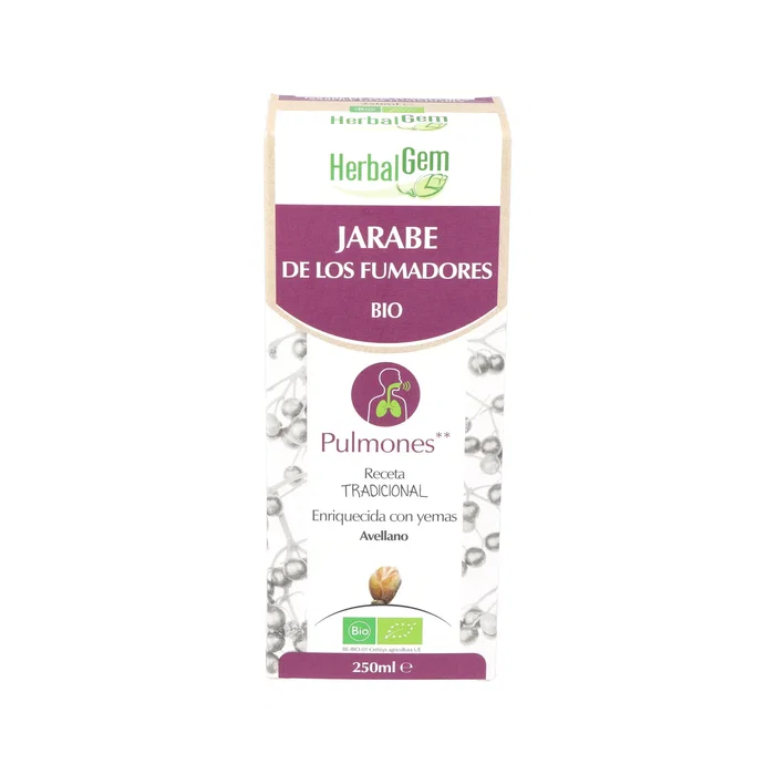 HERBALGEM Jarabe Fumadores Vías Respiratorias Bio 250ml HERBALGEM Jarabe Fumadores Vías Respiratorias Bio 250ml