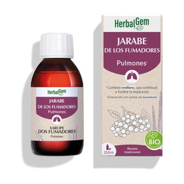 Herbalgem Jarabe para Fumadores Bio 250ml - Ayuda Respiratoria Natural
