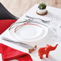 Plato Postre Opal Domitille Rojo Arcopal 18 cm