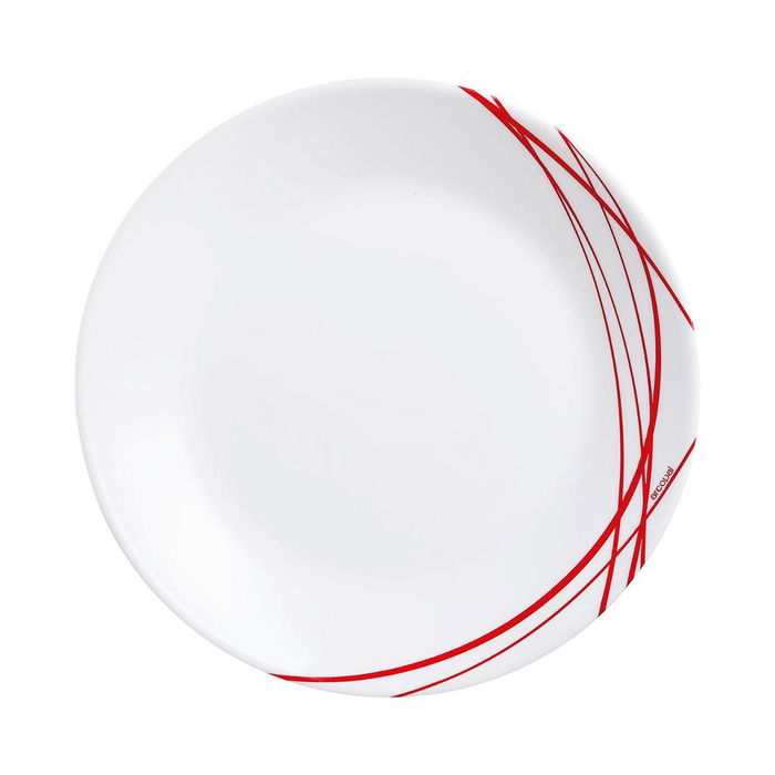 Plato Postre Opal Domitille Rojo Arcopal 18 cm Plato Postre Opal Domitille Rojo Arcopal 18 cm