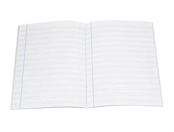 Liderpapel Libreta Smart A5 Plus con margen, 16 hojas 75 g/m² pauta 4 de 3.5 mm para notas escolares y profesionales