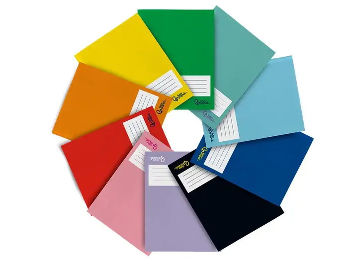 Liderpapel Libreta Smart A5 Plus con margen, 16 hojas 75 g/m² pauta 4 de 3.5 mm para notas escolares y profesionales