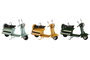 DKD Home Decor Vehículo de Decoración Metal Vespa Surtido de 3 Colores