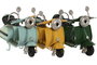 DKD Home Decor Vehículo de Decoración Metal Vespa Surtido de 3 Colores