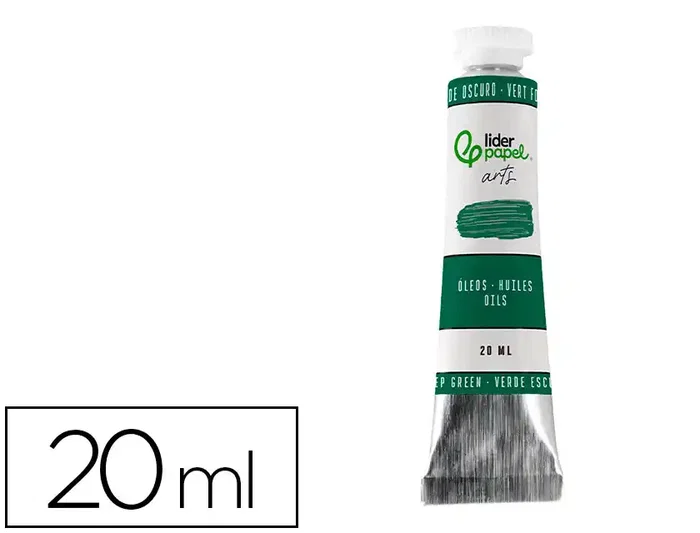Liderpapel Pintura al óleo Verde oscuro 20 ml Liderpapel Pintura al óleo Verde oscuro 20 ml