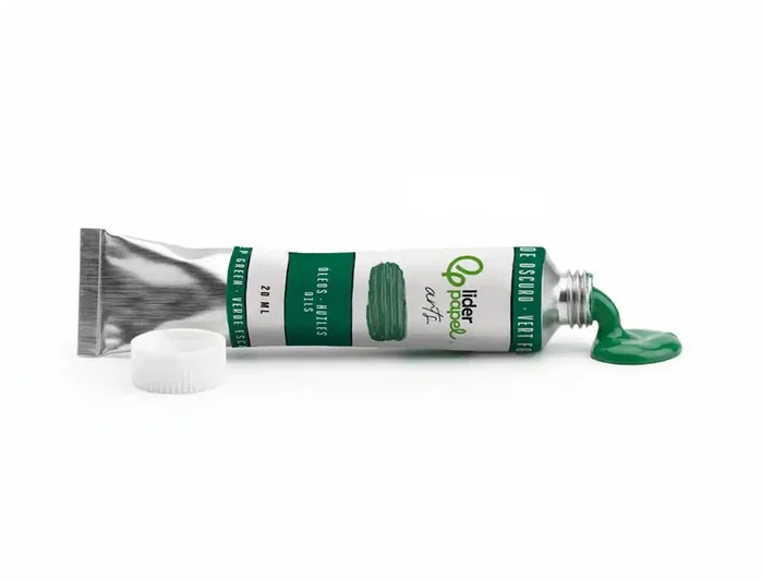 Liderpapel Pintura al óleo Verde oscuro 20 ml Liderpapel Pintura al óleo Verde oscuro 20 ml