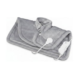 Medisana HP 622 - Almohadilla térmica para cuello y hombros, 100 W, 6 niveles de calor, apagado automático 90 min, gris