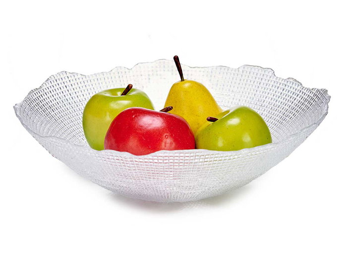 Vivalto Bowl Cristal Infinity 31 cm Transparente (Set de 4) Vivalto Bowl Cristal Infinity 31 cm Transparente (Set de 4)