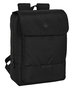 Safta Mochila con solapa portátil 13,3'' + USB Real Betis Balompié Premium Negra 29x39x12cm