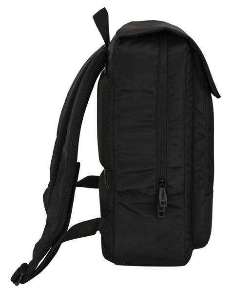 Safta Mochila con solapa portátil 13,3'' + USB Real Betis Balompié Premium Negra 29x39x12cm