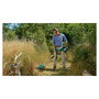 Bosch AdvancedGrassCut 36 - Cortabordes a Batería de 36V, 30 cm de Corte, Hilo de Nylon de 1.6 mm, Empuñadura en D, Sin Cables, Negro/Verde/Plata
