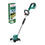 Bosch AdvancedGrassCut 36 - Cortabordes a Batería de 36V, 30 cm de Corte, Hilo de Nylon de 1.6 mm, Empuñadura en D, Sin Cables, Negro/Verde/Plata