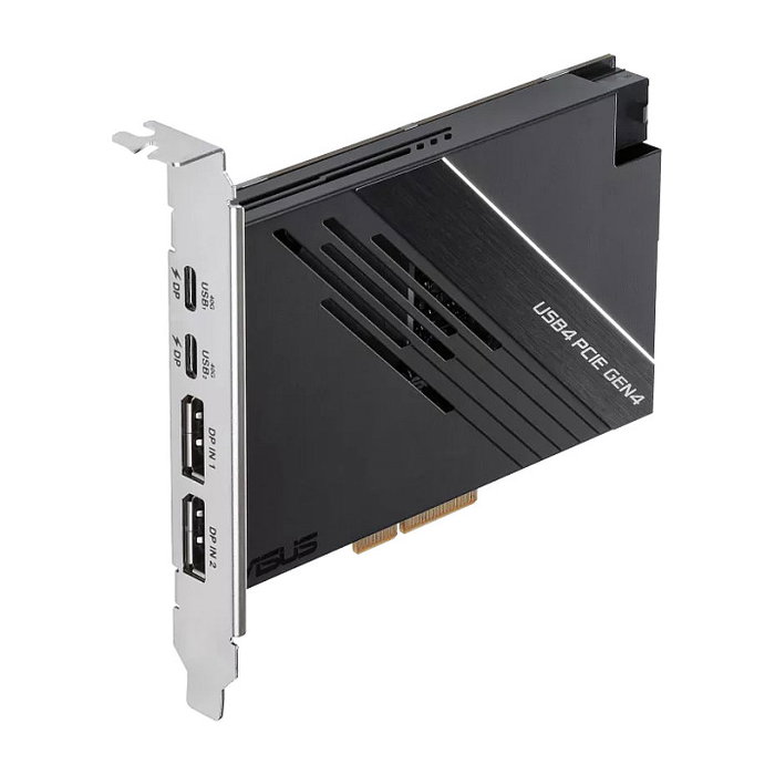 ASUS USB4 PCIe Gen4 Card con DisplayPort y USB Tipo C ASUS USB4 PCIe Gen4 Card con DisplayPort y USB Tipo C