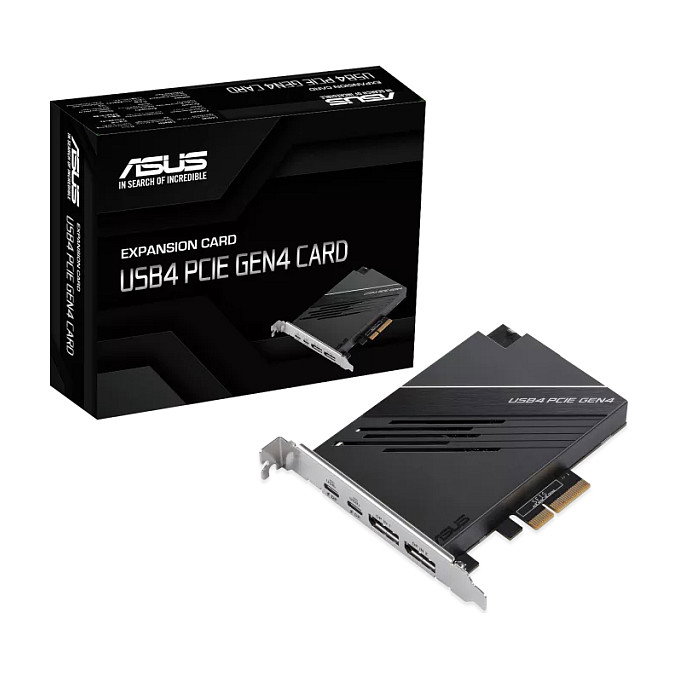 ASUS USB4 PCIe Gen4 Card con DisplayPort y USB Tipo C ASUS USB4 PCIe Gen4 Card con DisplayPort y USB Tipo C
