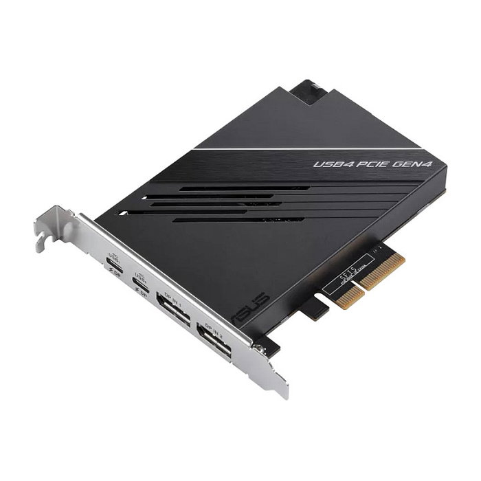ASUS USB4 PCIe Gen4 Card con DisplayPort y USB Tipo C ASUS USB4 PCIe Gen4 Card con DisplayPort y USB Tipo C