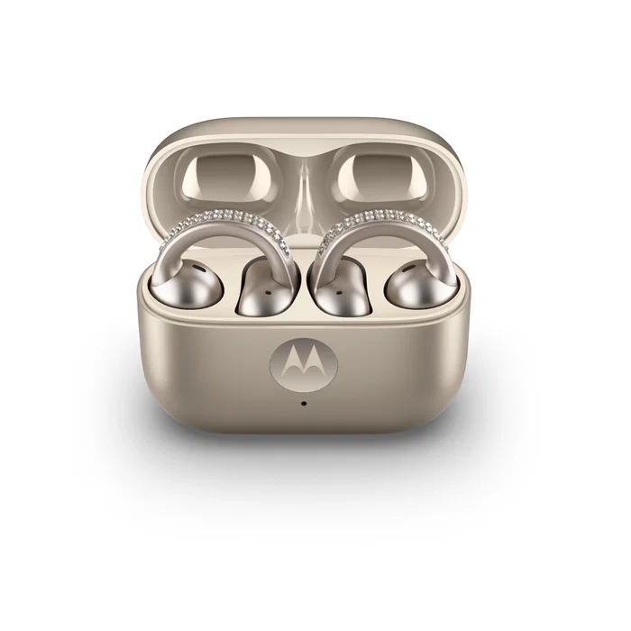 Motorola moto buds loop Auriculares Inalámbricos Clip de Oreja Beige Motorola moto buds loop Auriculares Inalámbricos Clip de Oreja Beige