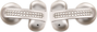 Motorola Moto Buds Loop Auriculares Inalámbricos Clip de Oreja Llamadas Música Deporte Uso Diario Bluetooth Beige