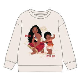 Cerdá Sudadera Cotton Brushed Moana Niña 5 Años Beige