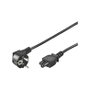MicroConnect Cable de Alimentación Schuko IEC 320-C5 1,8m Negro