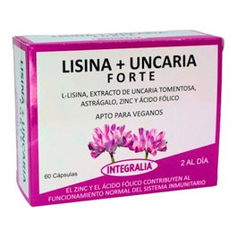 INTEGRALIA Lisina + Uncaria Forte 60 Cápsulas