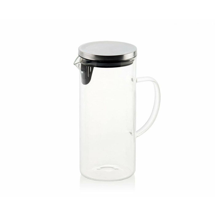 Andrea House Jarra de vidrio con tapa metálica 1,5 l Andrea House Jarra de vidrio con tapa metálica 1,5 l