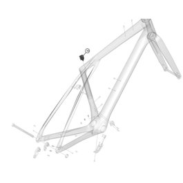 Lapierre Cierre de tija de sillín con tornillo compatible con Xelius SL3 | Carbono 350 mm 2025