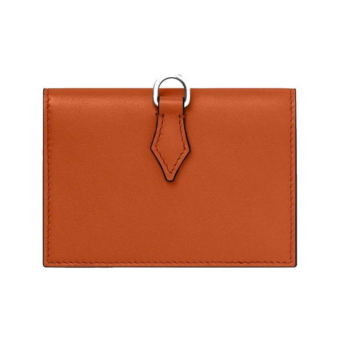Montblanc MB131256 Tarjetero de Piel Naranja