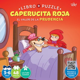DALY Caperucita roja (valor prudencia) - Libro + Puzzle