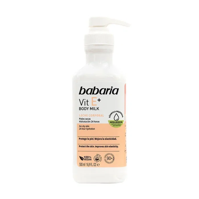 Babaria Leche Corporal con Vitamina E 500 ml Babaria Leche Corporal con Vitamina E 500 ml
