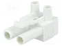 BM GROUP Bloque de bornas desmontable blanco 16A