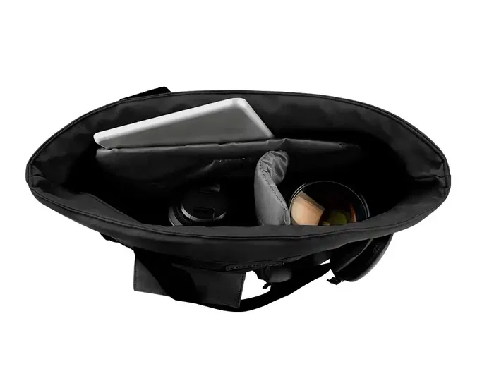 Antartik Mochila Bolso Flip Bag Convertible con Acolchado para Portátil 15" Negro 400x120x390 mm