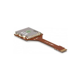 DeLOCK Adaptador Micro SD/Trans Flash a SD en color marrón