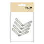 Edm Ángulo refuerzo AN24 60x60x19 mm 4 uds zincado blister