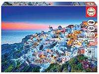 Educa Puzzle Santorini 1500 Piezas - Puzzle de Paisaje para Adultos, Edad Recomendada 12+ Años, Idioma Español e Inglés