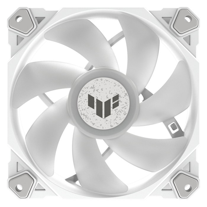 ASUS TUF GAMING TF120 ARGB Ventilador para PC 120mm, 3-Pack, Blanco, PWM, Controlador Incluido - Edición Blanca