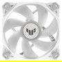 ASUS TUF GAMING TF120 ARGB Ventilador para PC 120mm, 3-Pack, Blanco, PWM, Controlador Incluido - Edición Blanca