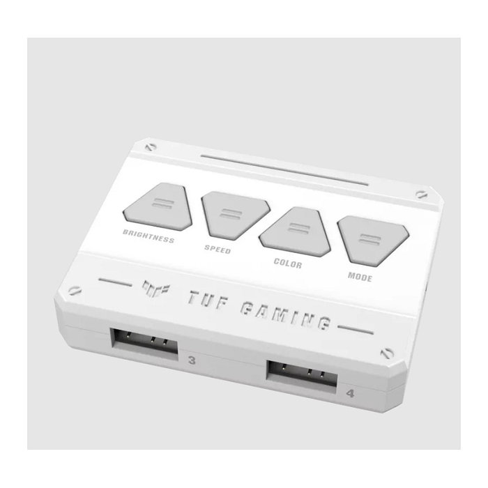 ASUS TUF GAMING TF120 ARGB Ventilador para PC 120mm, 3-Pack, Blanco, PWM, Controlador Incluido - Edición Blanca