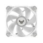 ASUS TUF GAMING TF120 ARGB WHITE EDITION 3IN1 Ventiladores de Carcasa 120mm, 3 Unidades, Blanco