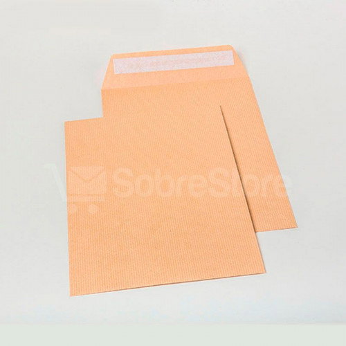 Sam 141507 Caja 250 Sobres Bolsa Din C5 (162x229) Kraft 80 Grs Autoadhesivo Tira Silicona