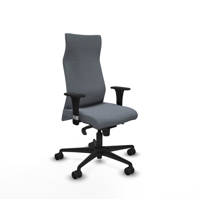 PIQUERAS Y CRESPO Sillón Albacete Gris con Mecanismo Sincro y Brazos 1D PIQUERAS Y CRESPO Sillón Albacete Gris con Mecanismo Sincro y Brazos 1D