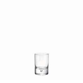 Bormioli America Vaso Chupito de Cristalería - Vidrio con Borde Grueso, Capacidad 6.5 cl (65 ml), Altura 70 mm, Diámetro 47 mm (Set de 10)