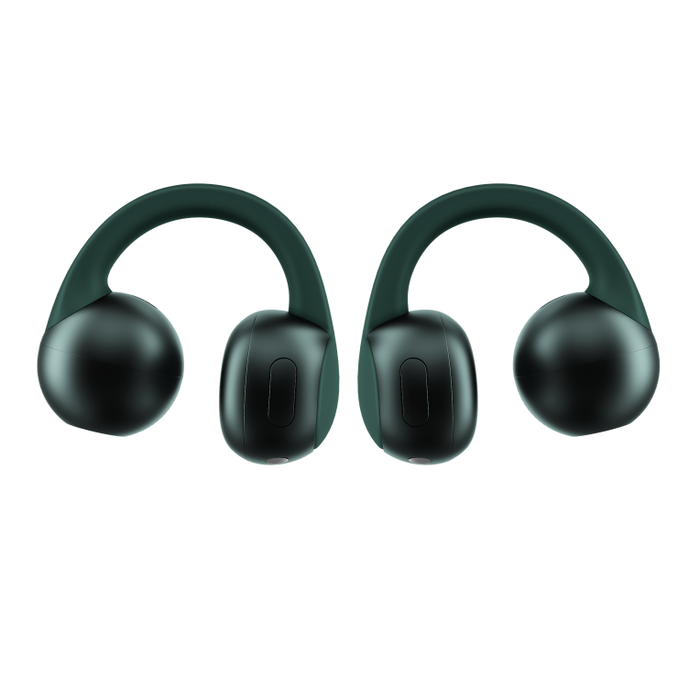 Motorola Moto Buds Loop Auriculares Inalámbricos Open-Ear Bluetooth 5.0, Sound by Bose, Reducción Activa de Ruido, 8h Batería, Carga Rápida, Resistente al Agua, Color Trekking Green