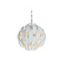 DKD Home Decor Lámpara de Techo Metal Rugoso Beige 50x50x53